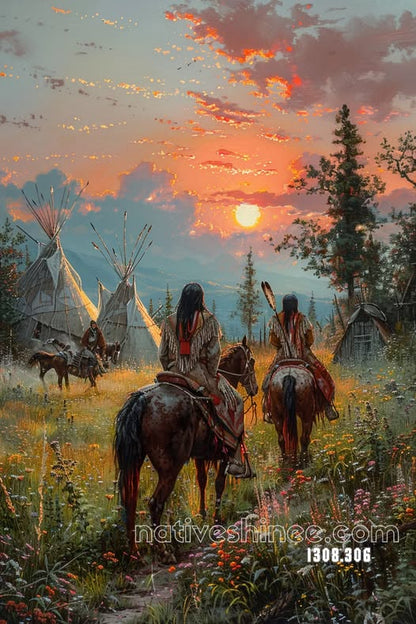 Return at Sunset Canvas