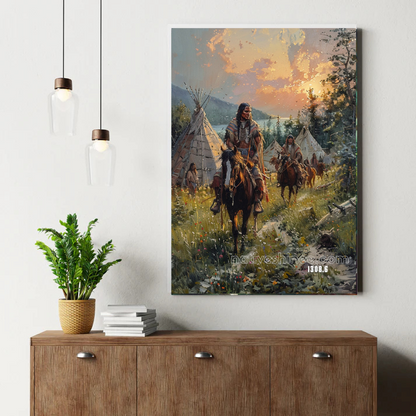 Highland Harvest Glow Canvas