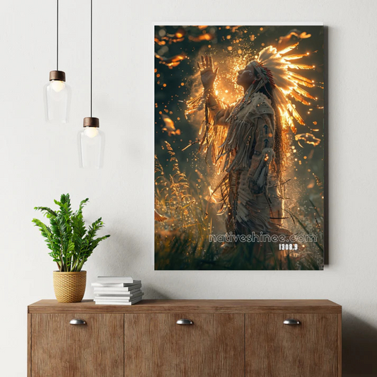 Starry Mesa Vigil Canvas