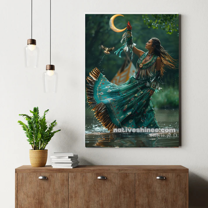 Moonlit Dance of the Spirit Canvas