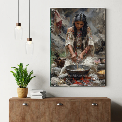 Keeper of the Hearth Canvas