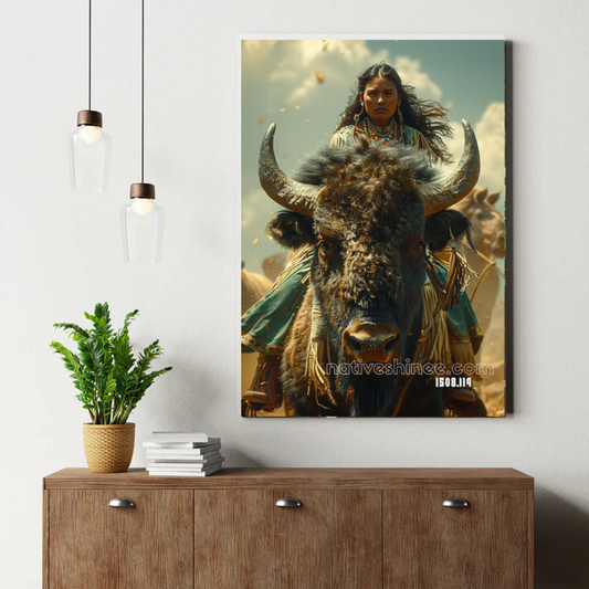 Song of the Sunlit Falcon Canvas