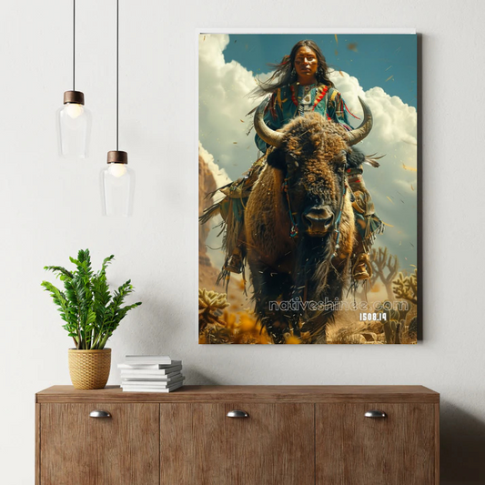 Rider of the Plains Canvas