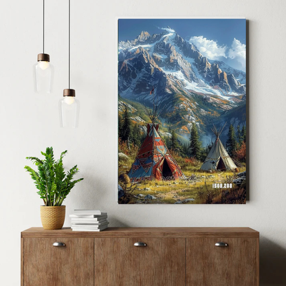 Tents of the Mountain Tribe  Canvas