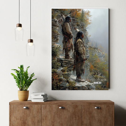 Guardians of the High Cliffs Canvas