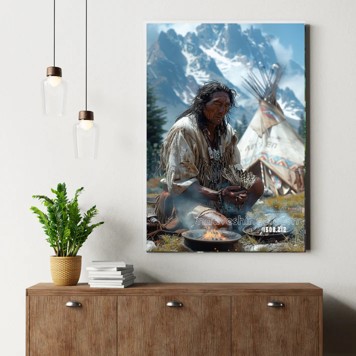 The Sacred Smoke Canvas