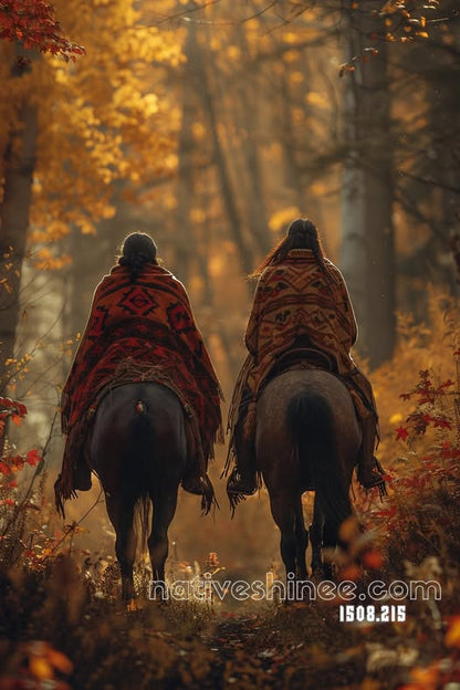 Riders of the Golden Path Canvas