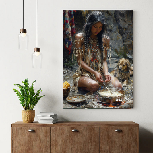 Ancestral Cooking Canvas