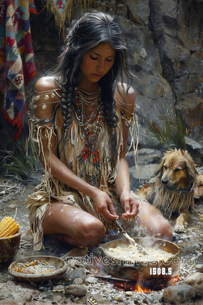 Ancestral Cooking Canvas