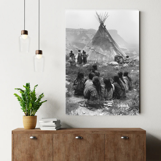 Gathering at the Teepee