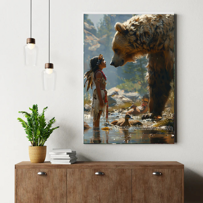 Lotus Dawn Prayer Canvas