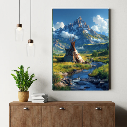 Cradle of the Mountain River Canvas