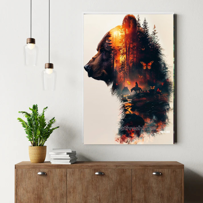 Spirit of the Bear Canvas