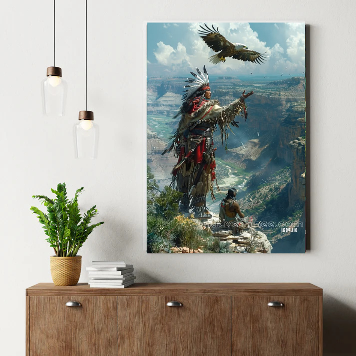 Spirit of the Eagle – Sacred Vision Canvas
