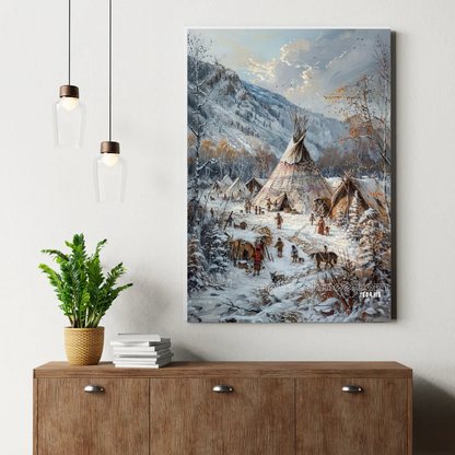 A Village in Harmony Canvas