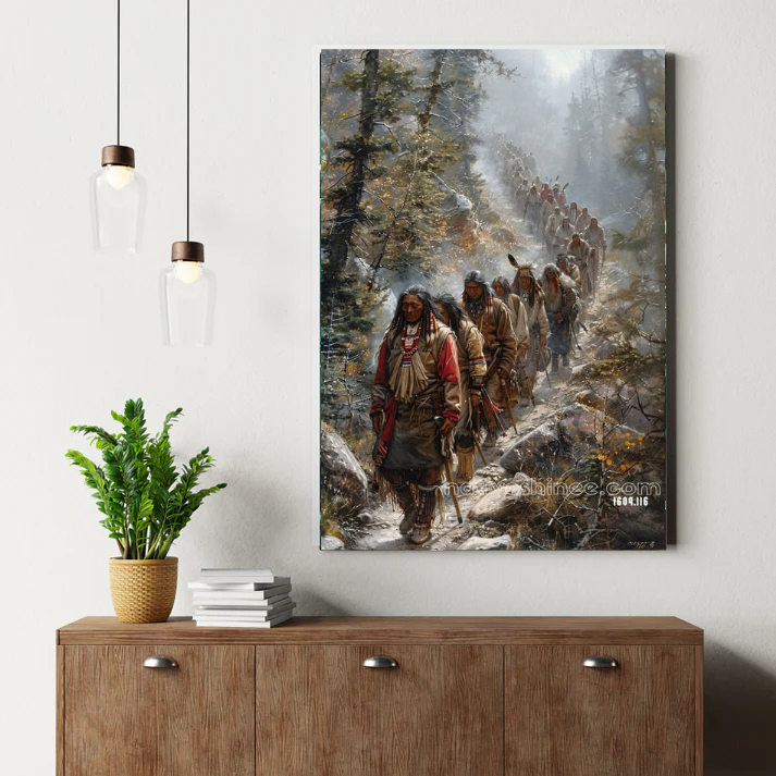Footsteps of Resilience Canvas