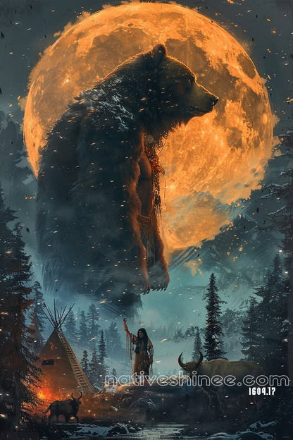 Guardian of the Night Sky Canvas