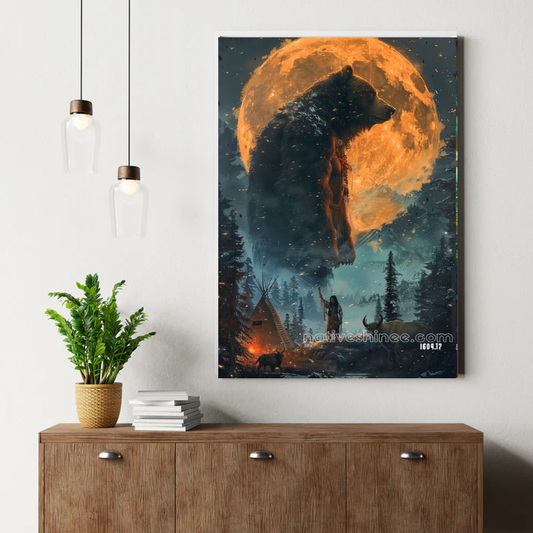 Guardian of the Night Sky Canvas