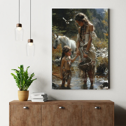 Streambound Sisters Canvas