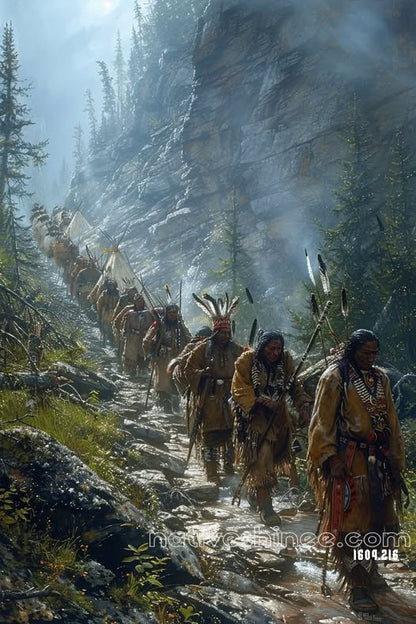 Trail of the Ancestors Canvas