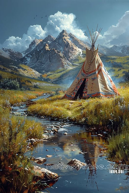 Ridge Warrior Sunset Canvas