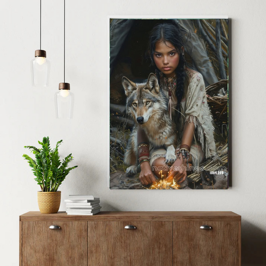 Campfire Wisdom Sage Canvas