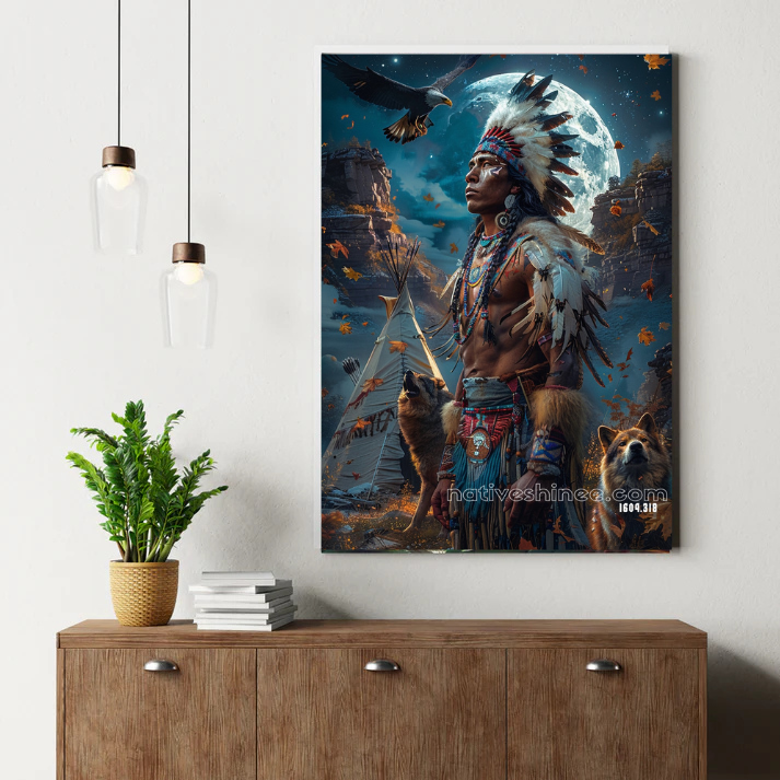 Guardian of the Moonlit Plains Canvas