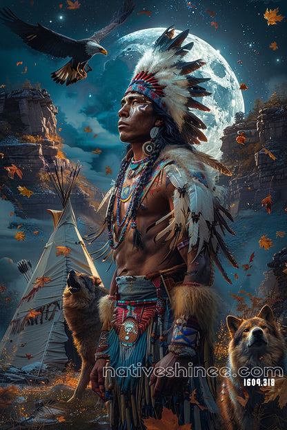 Guardian of the Moonlit Plains Canvas