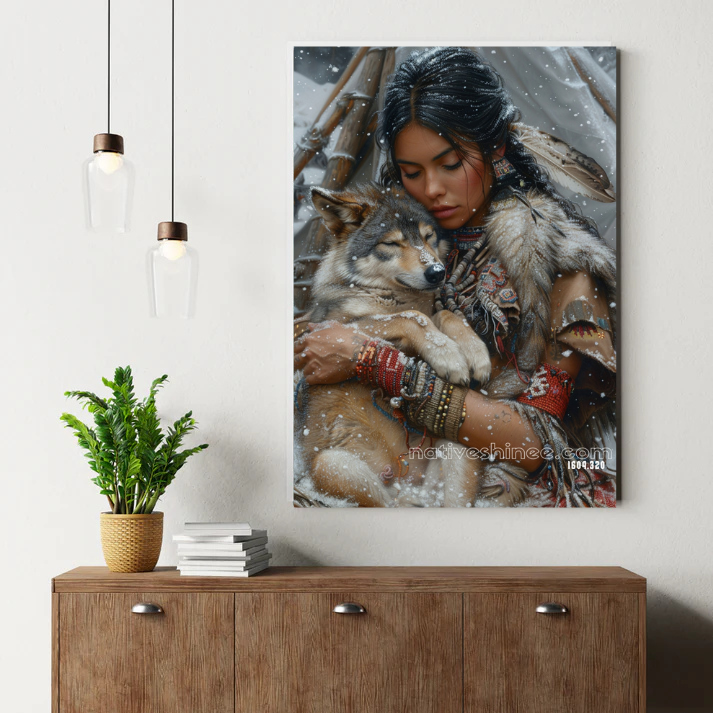 Gentle Winter Bond Canvas