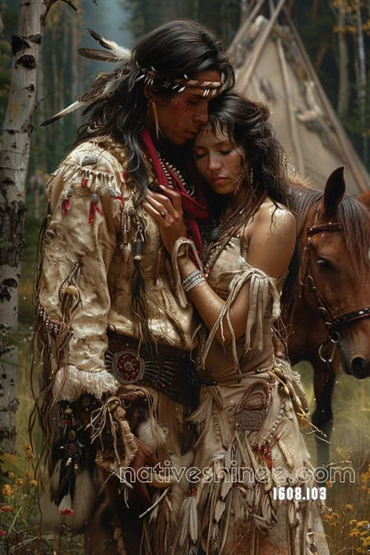 Sacred Embrace – Spirit of Love Canvas