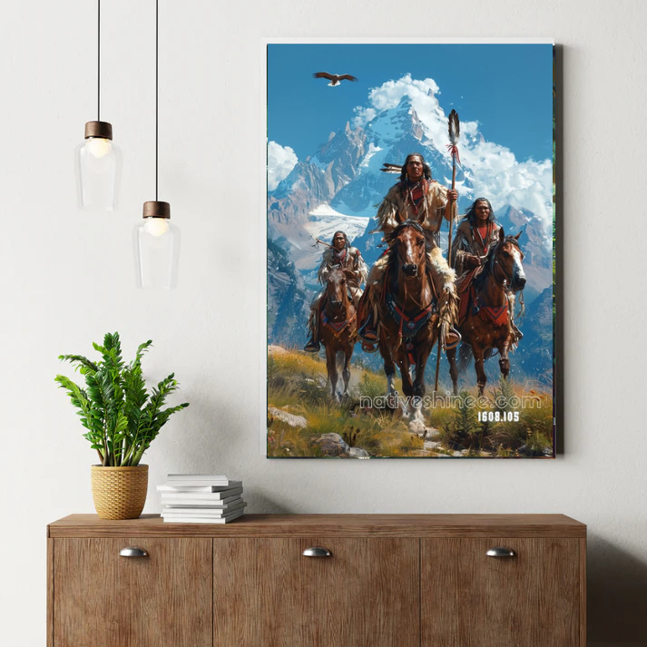 Mountain Riders Canvas