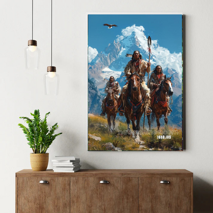 Mountain Riders Canvas