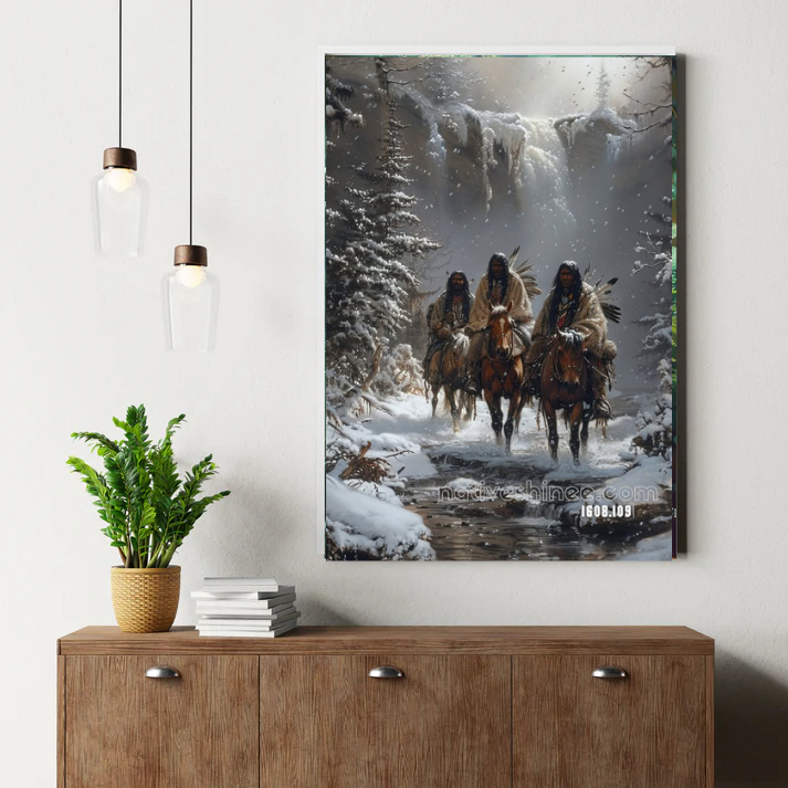 Winter Warriors Canvas