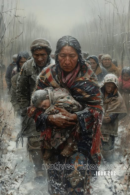 The Long Winter March Canvas