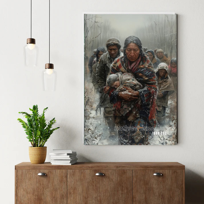 The Long Winter March Canvas