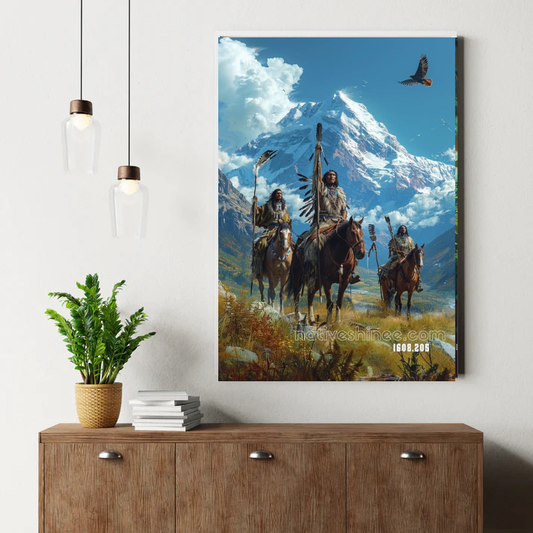 Riders of the High Plains Canvas
