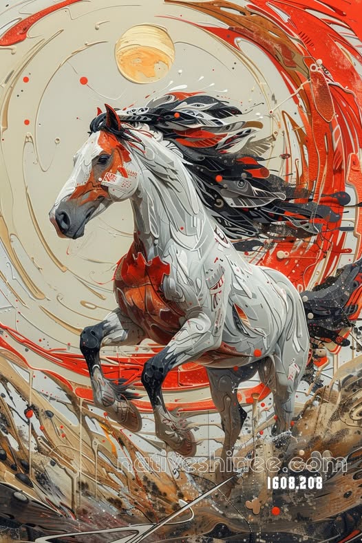 Spirit of the Wild Mustang Canvas