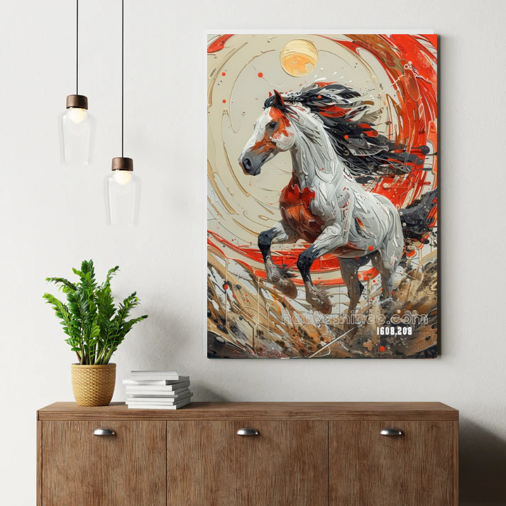 Spirit of the Wild Mustang Canvas