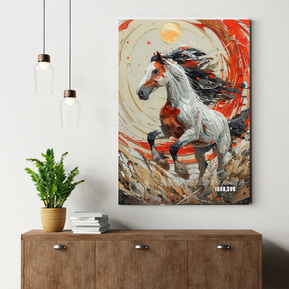 Spirit of the Wild Mustang Canvas