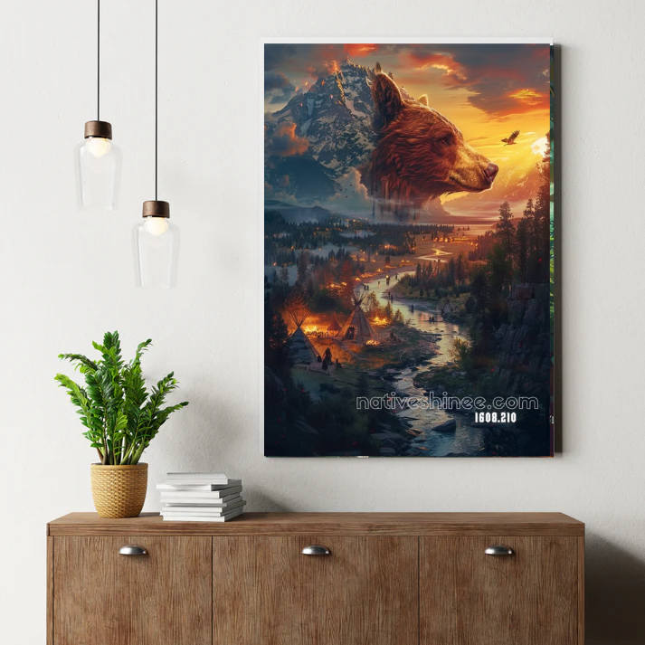 The Spirit of the Bear Canvasa