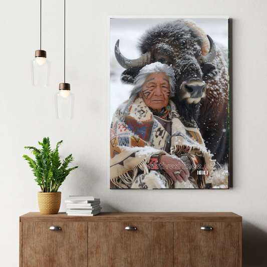 Winter of Sacred Companions Canvas