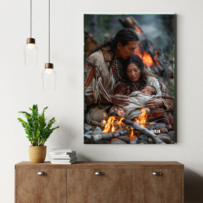 Sacred Flame of the Family Canvas