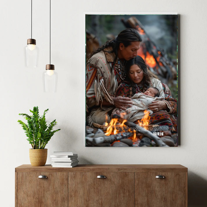 Sacred Flame of the Family Canvas