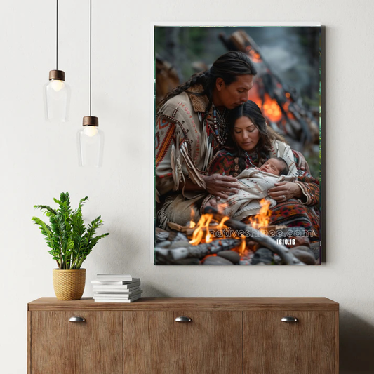 Sacred Flame of the Family Canvas