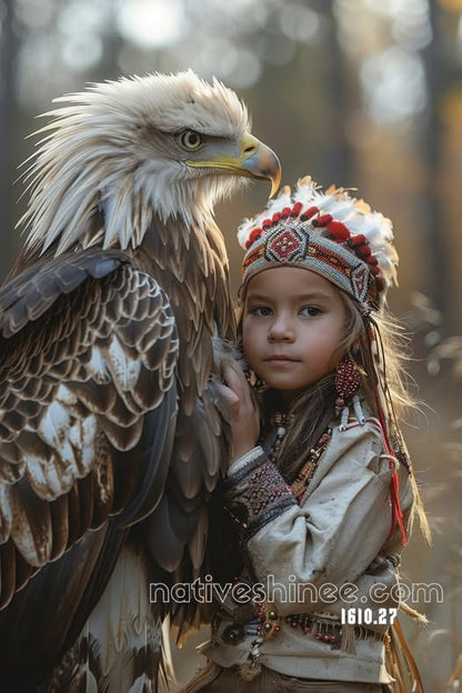 Child of the Sky Guardian Canvas