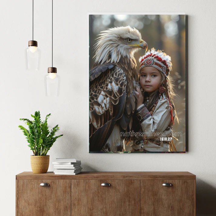 Child of the Sky Guardian Canvas