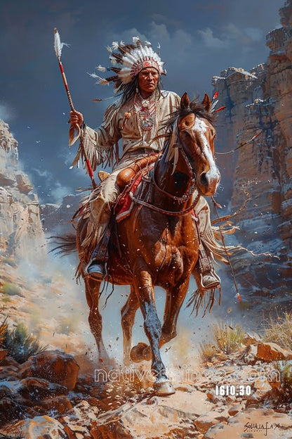 Spirit of the Canyon Rider Canvas