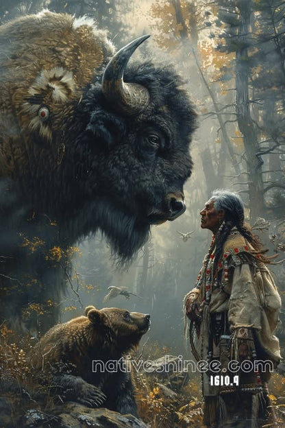 Guardians of the Sacred Forest Canvas