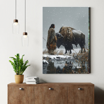 Whispers of the Winter Spirit Canvas