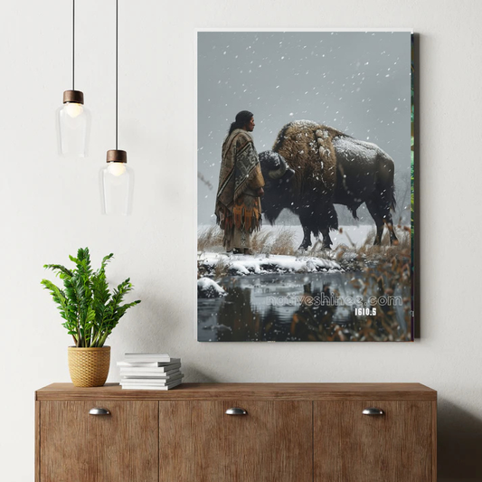 Whispers of the Winter Spirit Canvas